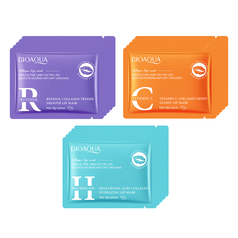 Skincare Collagen - BIOAQUA Retinol Kristal Kollajen Dudak Maskesi